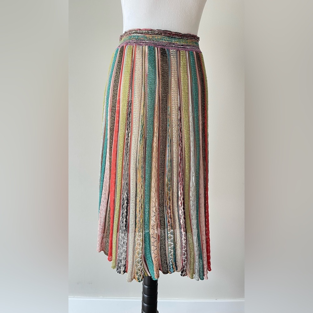 Missoni Multicolor Chevron Skirt size 44 $1750 - Picture 14 of 16